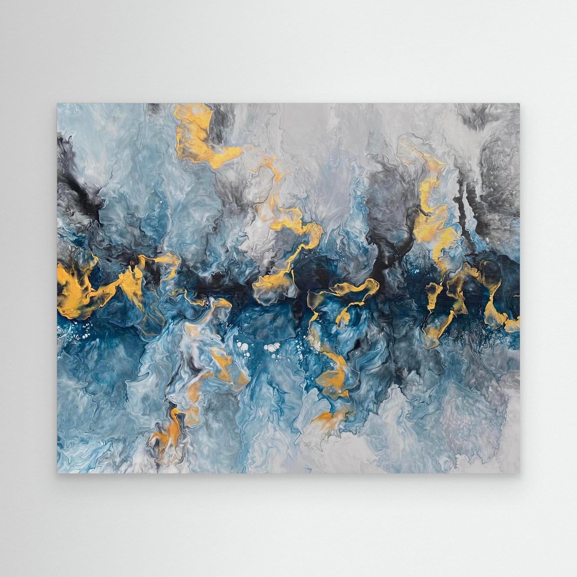 "Blue Crown" - Canvas Print