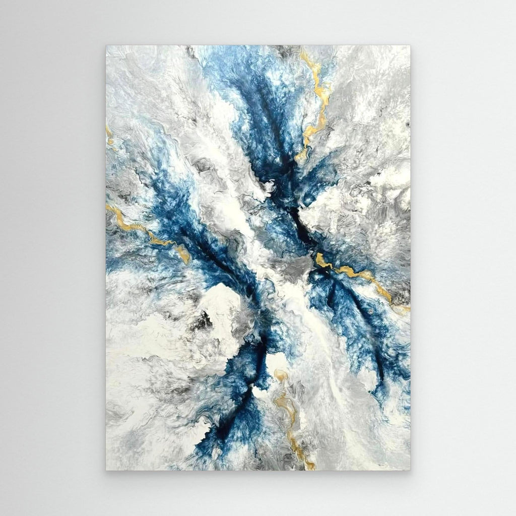"Blue Bolt" - Canvas Print
