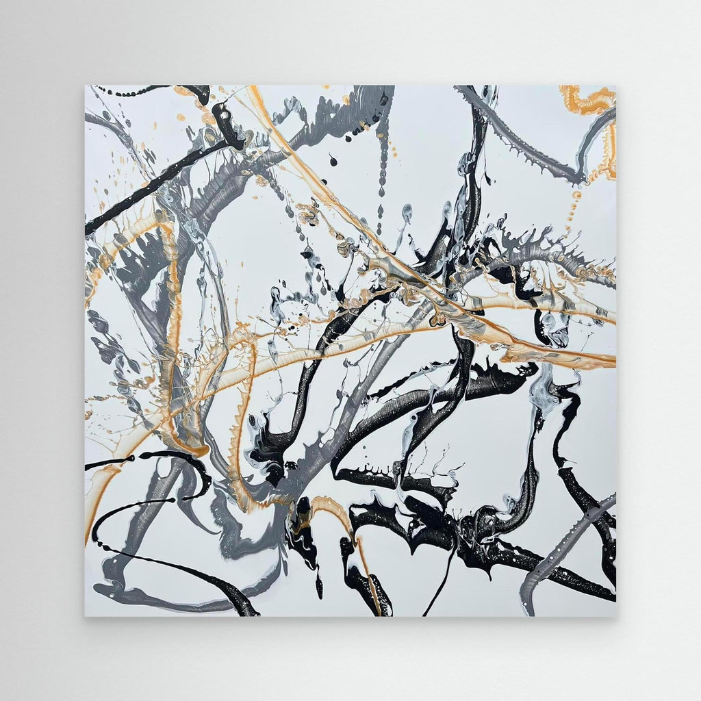 "Liquid Mess" - Canvas Print