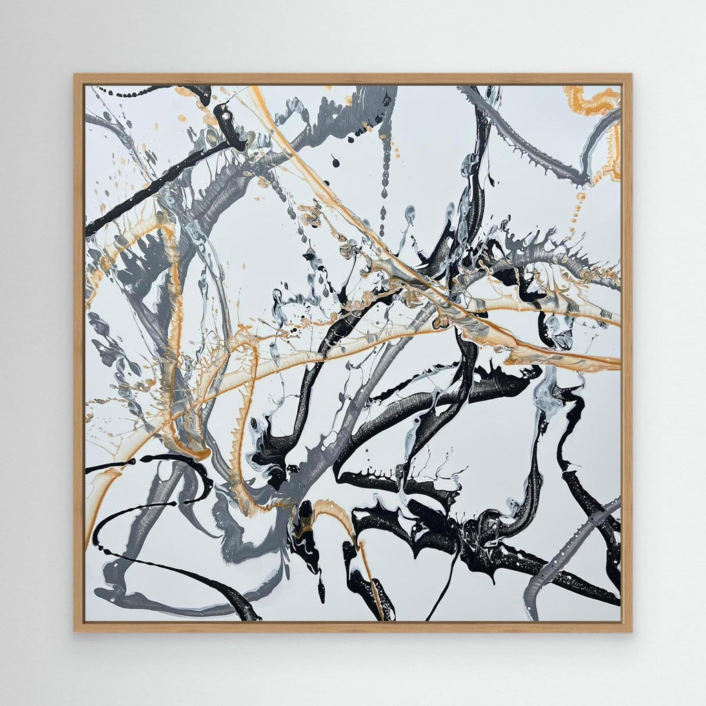 "Liquid Mess" - Canvas Print