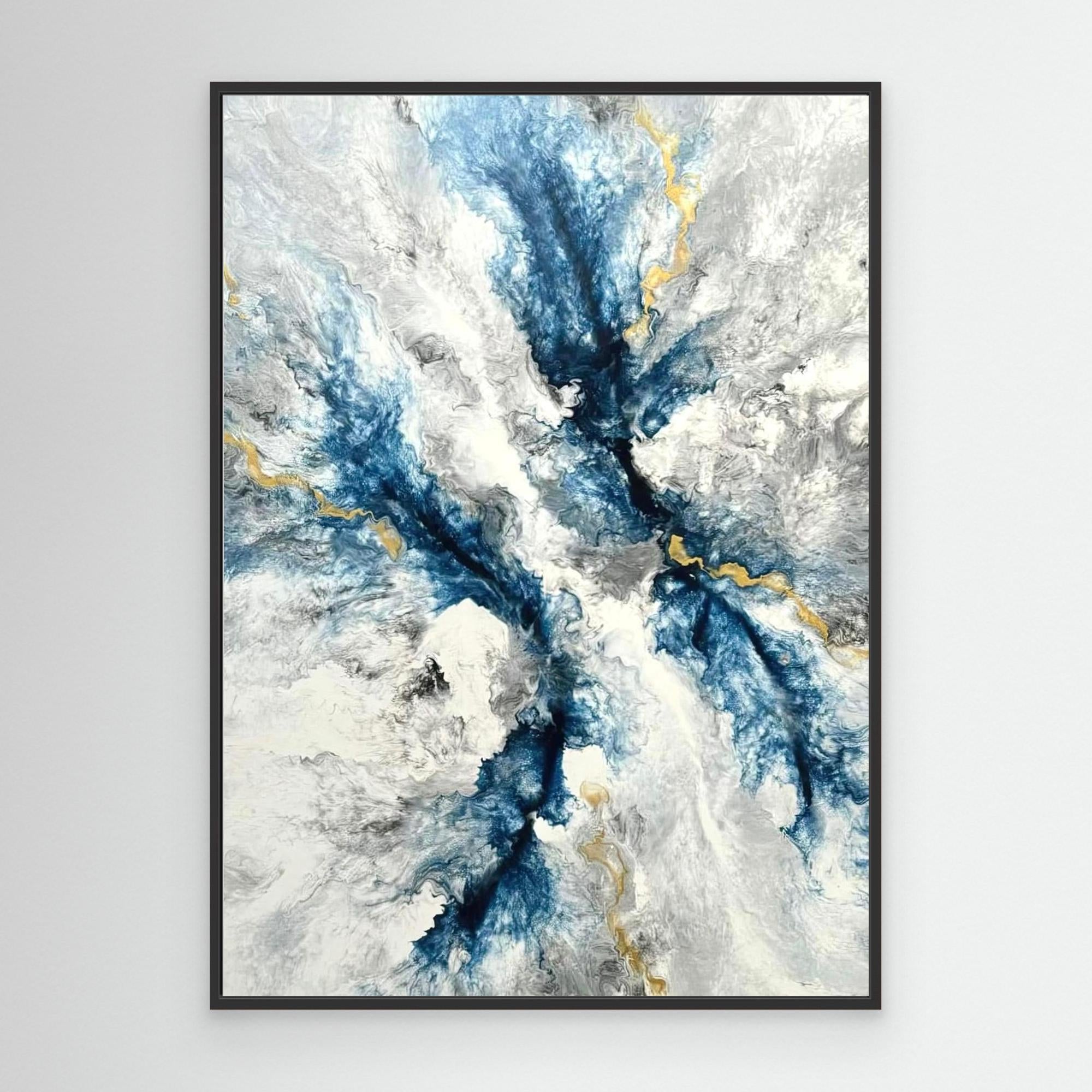 "Blue Bolt" - Canvas Print