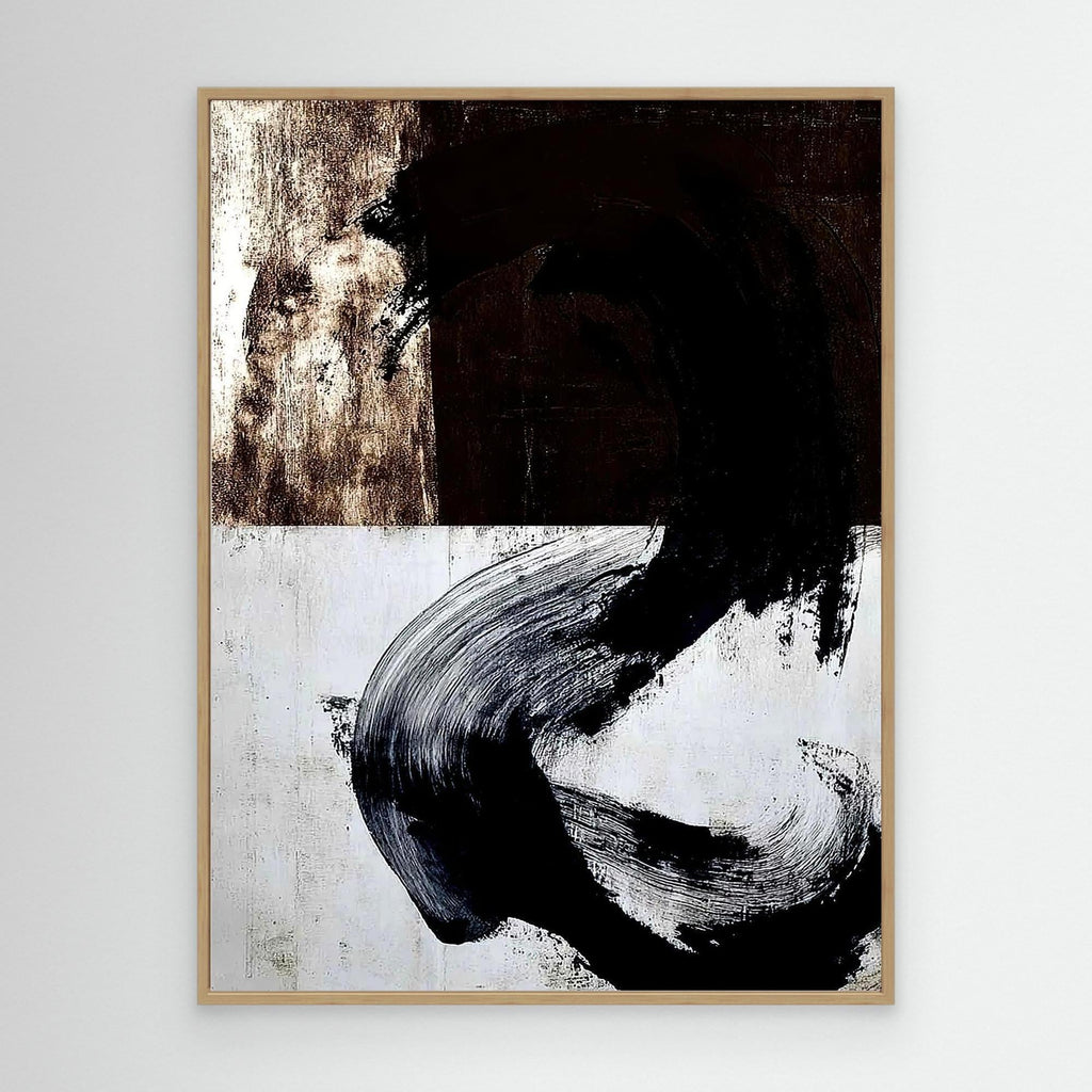 "Elegance though a stroke" Canvas Print