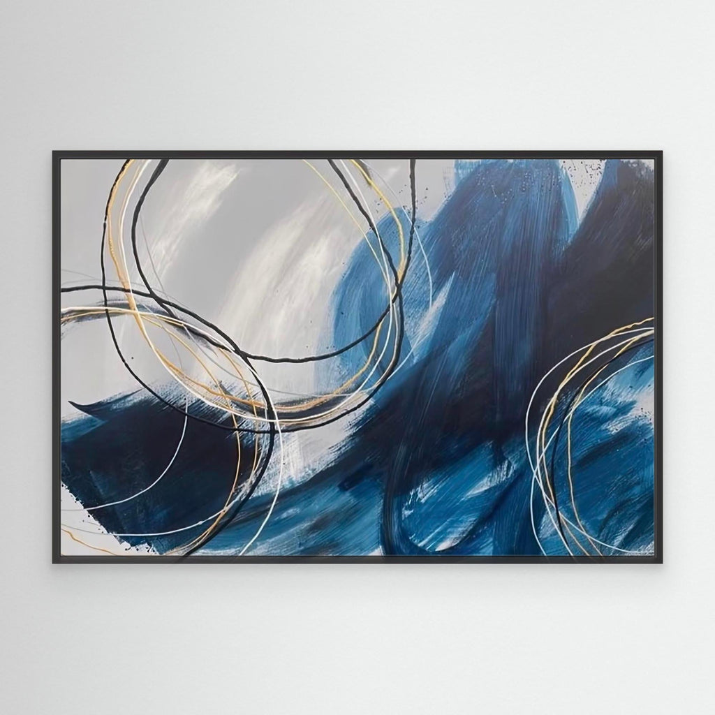 "Blues Wash" - Canvas Print