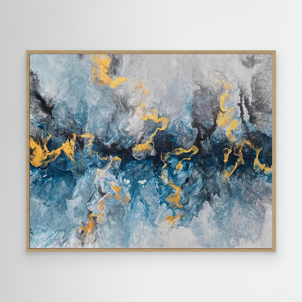 "Blue Crown" - Canvas Print