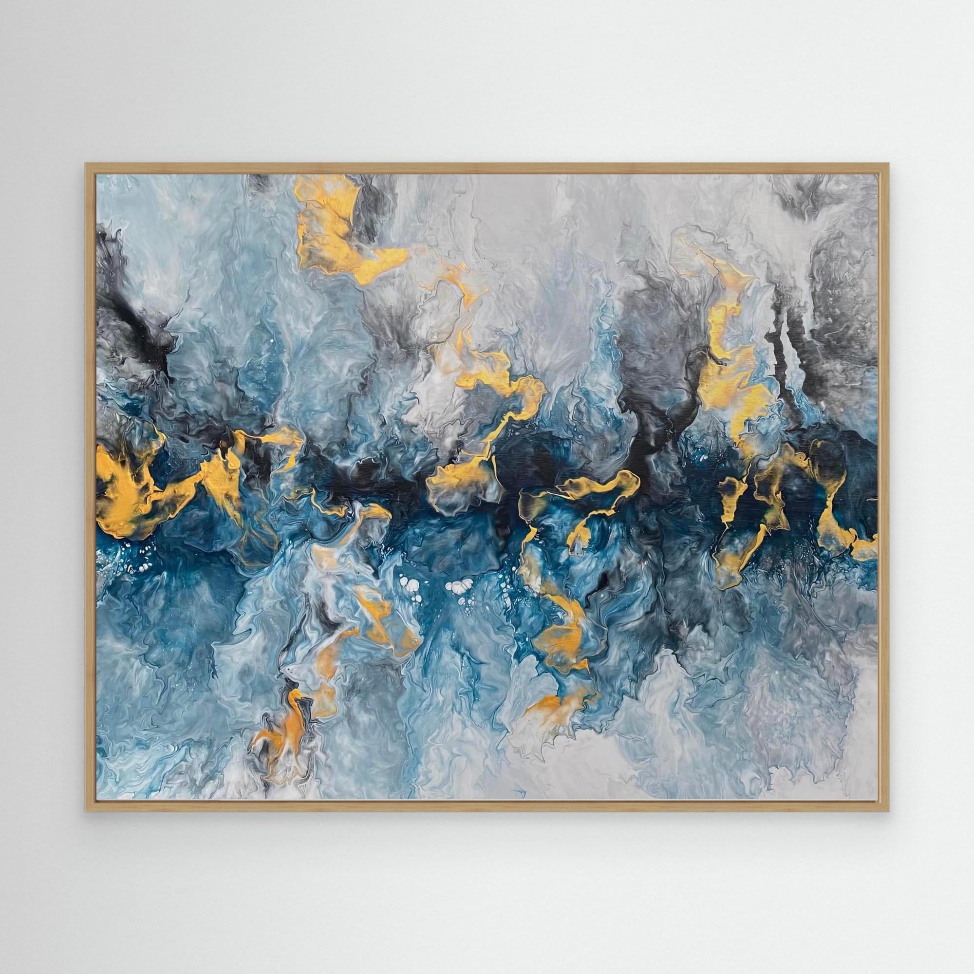 "Blue Crown" - Canvas Print