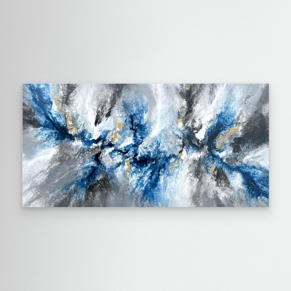 "Blue Element" - Canvas Print