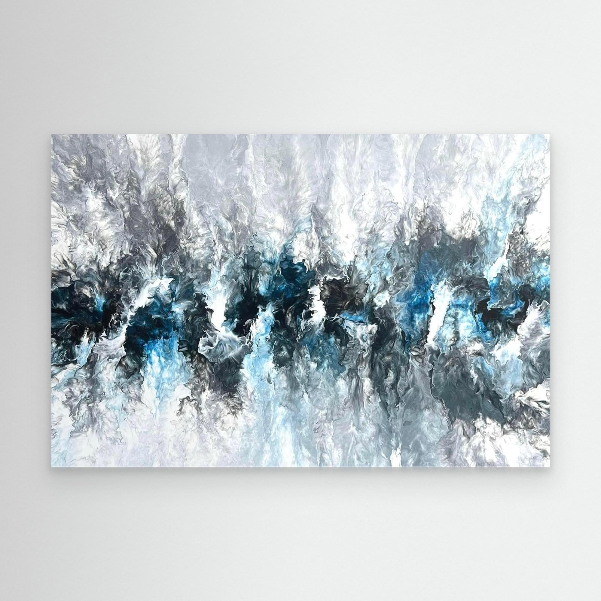 "Blueberry Ice" - Canvas Print